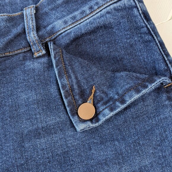 KUT FROM THE KLOTH Sz 8 Meg Wide Leg Cropped Jeans - Picture 5 of 14